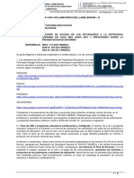 Oficio Múltiple 191 Reporte de Acceso Aprendo en Casa e Informe Mensual