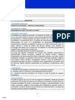 CST em Negócios Imobiliários Projeto de Extensão I - Negócios Imobiliários Programa de Ação E Difusão Cultural