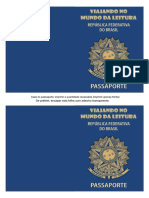 Projeto Viajando No Mundo Da Leitura (Passaporte)