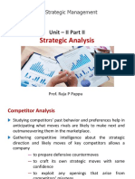 Unit 2 - Part 2 - Strategic Analysis