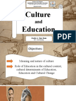 Culture and Education