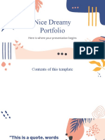 Nice Dreamy Portfolio