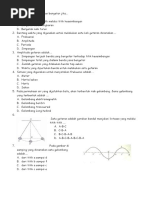 Latihan Soal Getaran Gelombang SMP Kelas 8