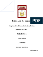 Ensayo Psicologia Del Deporte