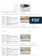 List Fuel Injectors