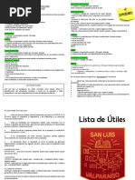 Lista de Útiles 5° 2023