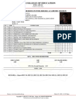 FCT College of Education: Second Semester Results For 2020/2021 Academic Session