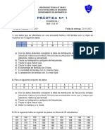 Práctica #1: Universidad Técnica de Oruro Facultad Nacional de Ingeniería