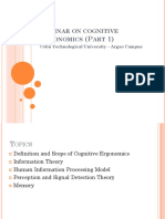 Cognitive Ergonomics Part 1