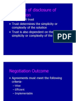 Interpersonal Negotiation