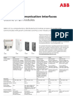 3BSE039116 en N S800 IO Communication Interfaces - Outline of All Modules