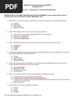 BSMT Act 2 - Set A Answer Key