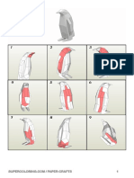 Low Poly Penguin Paper Crafts PDF