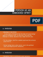 HUMAN PERSON AS AN EMBODIED SPIRIT (Philo)