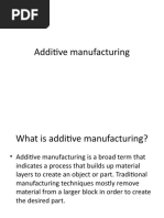 Additive Manufacturing