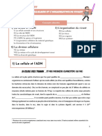 Notes de Cours - Ch.2 - La Division Cellulaire Et L'organisation Du Vivant