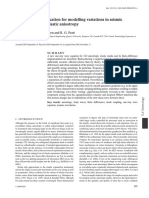 A One-Way Wave Equation For Modelling Variations in Seismic Waveforms Due To Elastic Anisotropy