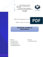 Validité de Contrat Du Commerce International