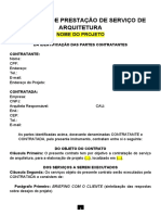 Contrato de Prestação de Serviço Arquitetura - Padrão