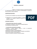 Segunda Lectura Del Curso de Psicología II, (DESARROLLO Y SEXUALIDAD) PDF