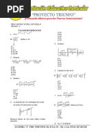 Taller de Algebra 4 Ano PDF