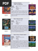 Games Catalogue