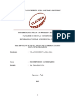 Esfuerzos de Fatiga, Estructuras Hiperestáticas y Isostáticas.