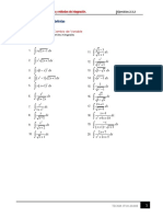 Ejercicios 2.3.2 Cambio de Variable