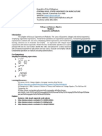 M2 Adv. Algebra