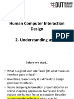 Understanding Users (Week 2)