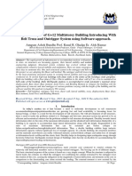 Design &analysis of G+12 Multistorey Building Introducing With Belt Truss and Outrigger System Using Software-Approach