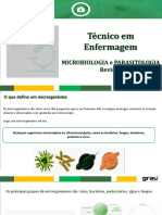 ENFERMAGEM - MÓDULO I - MICROBIOLOGIA E PARASITOLOGIA - Revisão