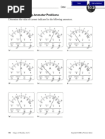 2 - Reading An Analog Ammeter Problems Worksheet