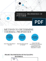 THERMAL PROPERTIES OF POLYMER (Update)