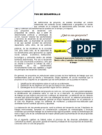 ¿Qué Es Un Proyecto?: 2 Los Proyectos de Desarrollo