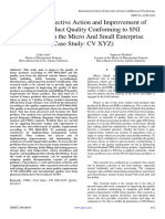 Effort in Corrective Action and Improvement of Honey Product Quality Conforming To SNI 86642018 in The Micro and Small Enterprise (Case Study CV XYZ)