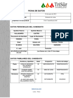 Ficha de Datos Candidatos