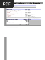 TRC - Business Development - Marketing - Sales Costing Calculator