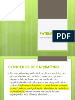 Aula 02 PatrimÃ Nio Cultural e Natural PDF