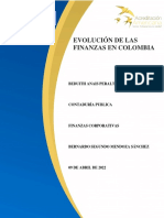 Evolución de Las Finanzas en Colombia