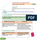 Sesion de Aprendizaje Semana 22 Dia 2 - Ciencia y Tecnologia