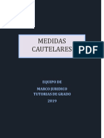 MJ Tutorías de Grado-2019-Medidas Cautelares.