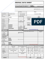 Personal Data Sheet: Alvin Aquino Blance