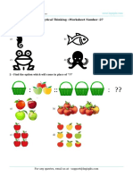 Skill: Analytical Thinking::Worksheet Number:27: 1 - Find The Odd One Out