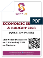 100MCQs Budget&Eco survey-SunyaIAS-F