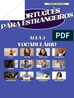 Português para Estrangeiros - Aula 3