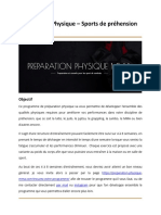 Séance Prépa Physique Préhension PDF