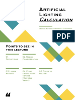 Lecture - 4 - Artificial - Lighting - Calculation