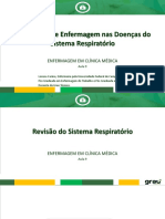 Assistência de Enfermagem Nas Doenças Do Sistema Respiratório