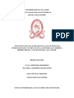 Tesis Incentivos Fiscales Otorgados en La Lsi y Su Impacto en La Economia Salvadorena Periodo 200